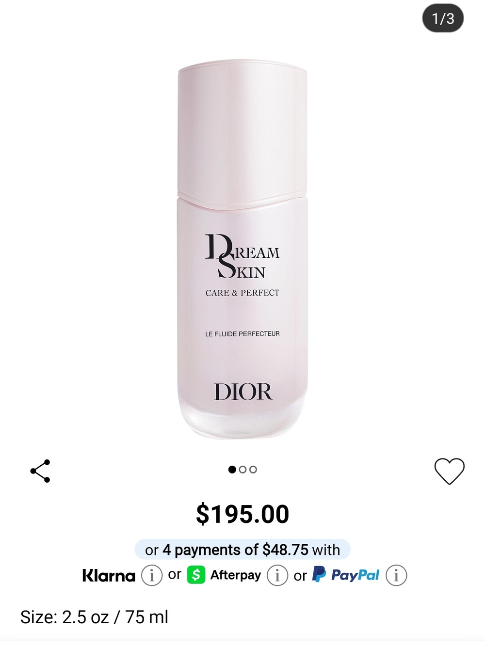 Dior Dreamskin Care & Perfect - Pink Skin Perfector